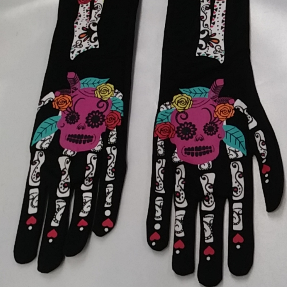 DDLMCode1- GLOVES/Dia De Los Muertos